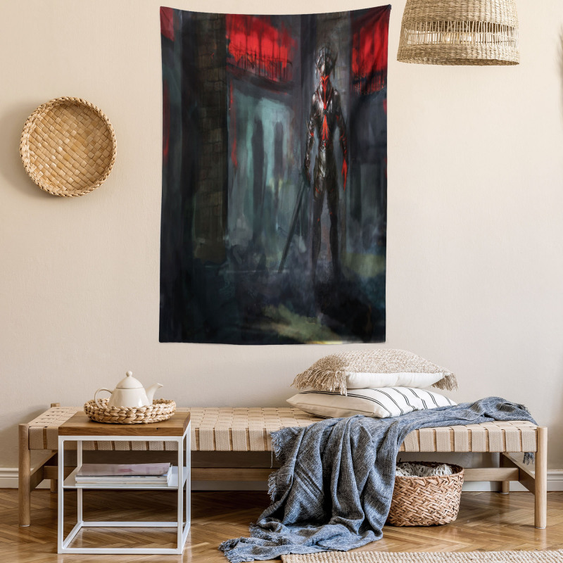 Fantasy Building Gothic Tapestry