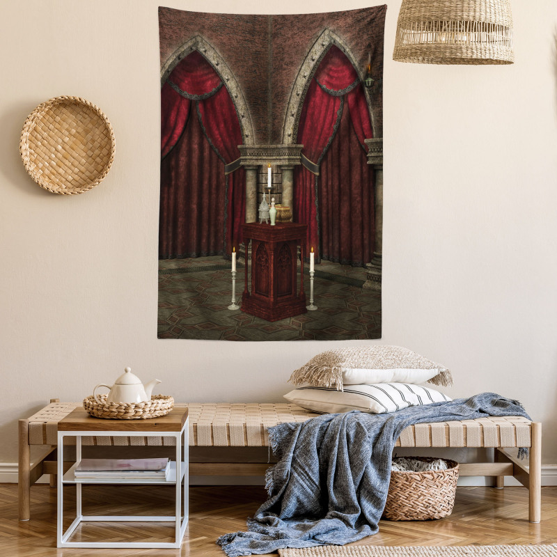 Mysterious Room Castle Tapestry