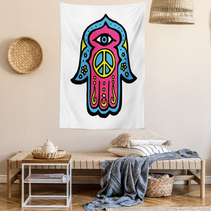 Hippie Boho Hand Fatima Tapestry