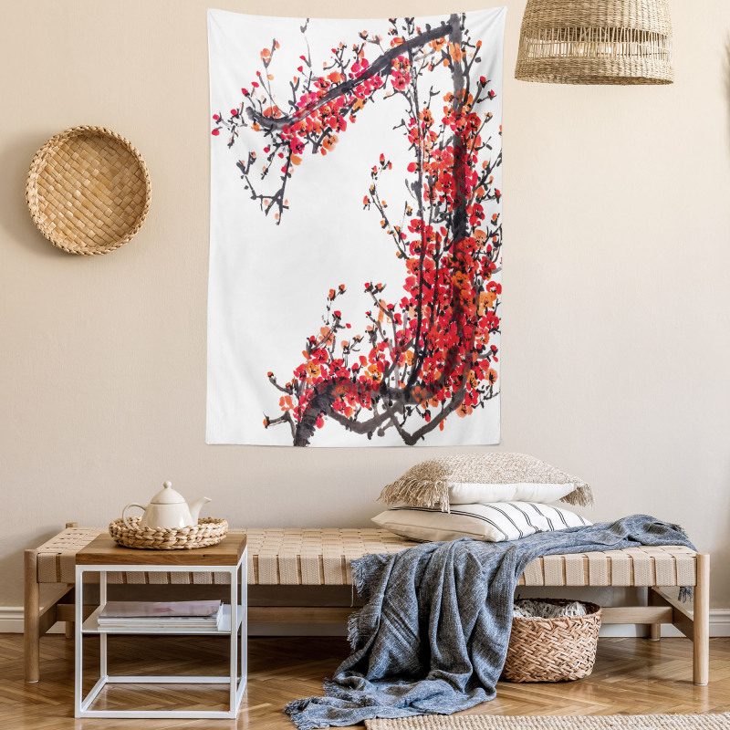 Blossom Cherry Sakura Tapestry