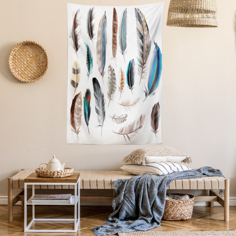 Bird Body Feathers Set Tapestry