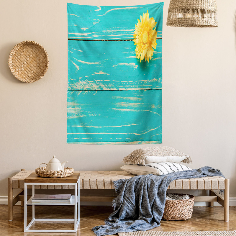 Wooden Spring Floral Tapestry