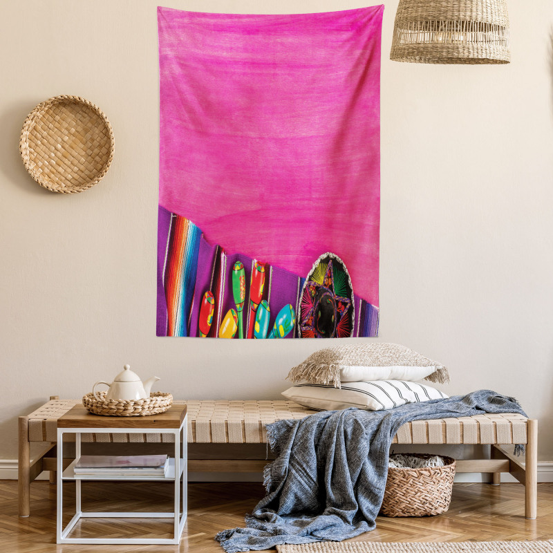 Folkloric Serape Blanke Tapestry