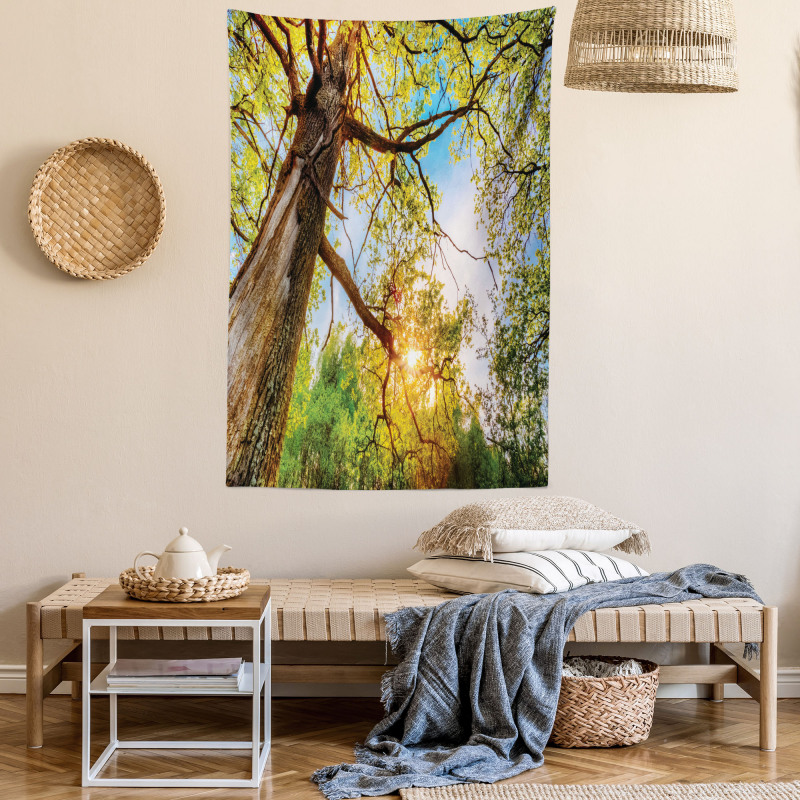 Vibrant Summer Sky Tapestry