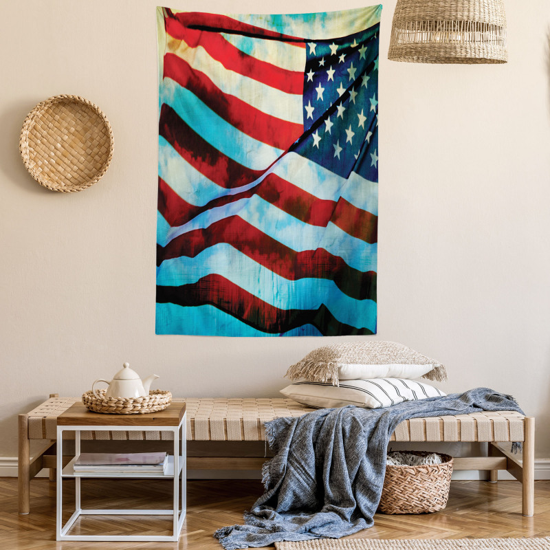 Wind Flagpole Tapestry