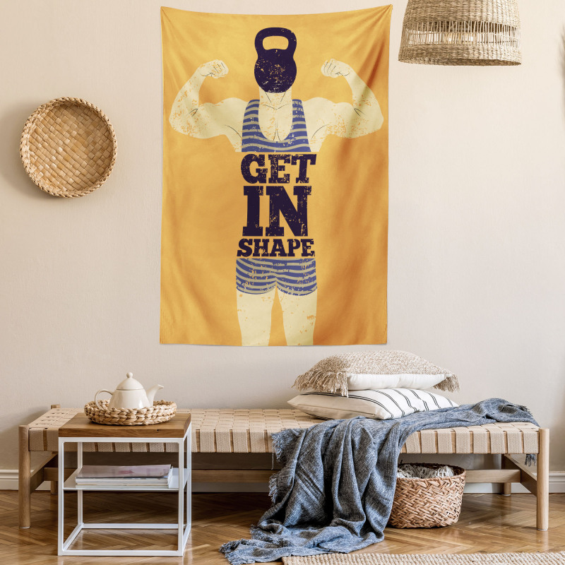 Bodybuilding Sports Tapestry