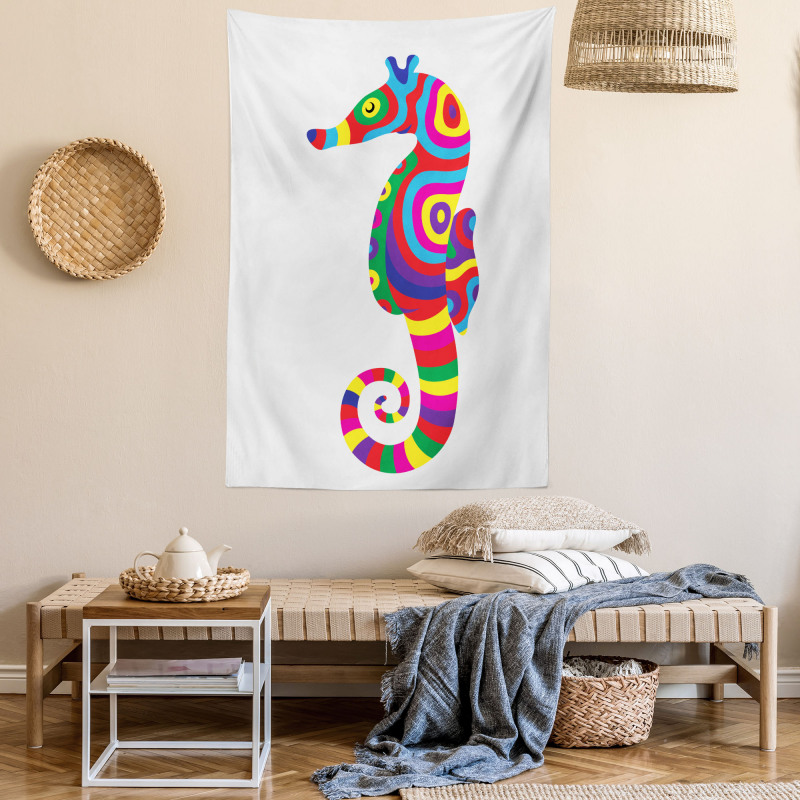 Funny Colorful Fauna Tapestry