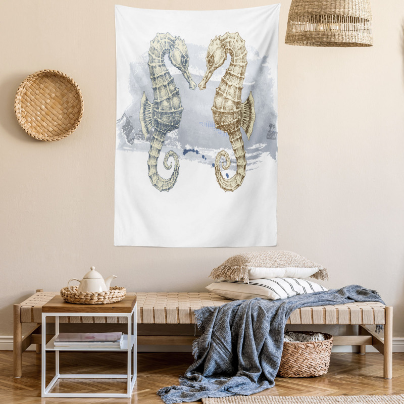 Seahorse Lovers Tapestry