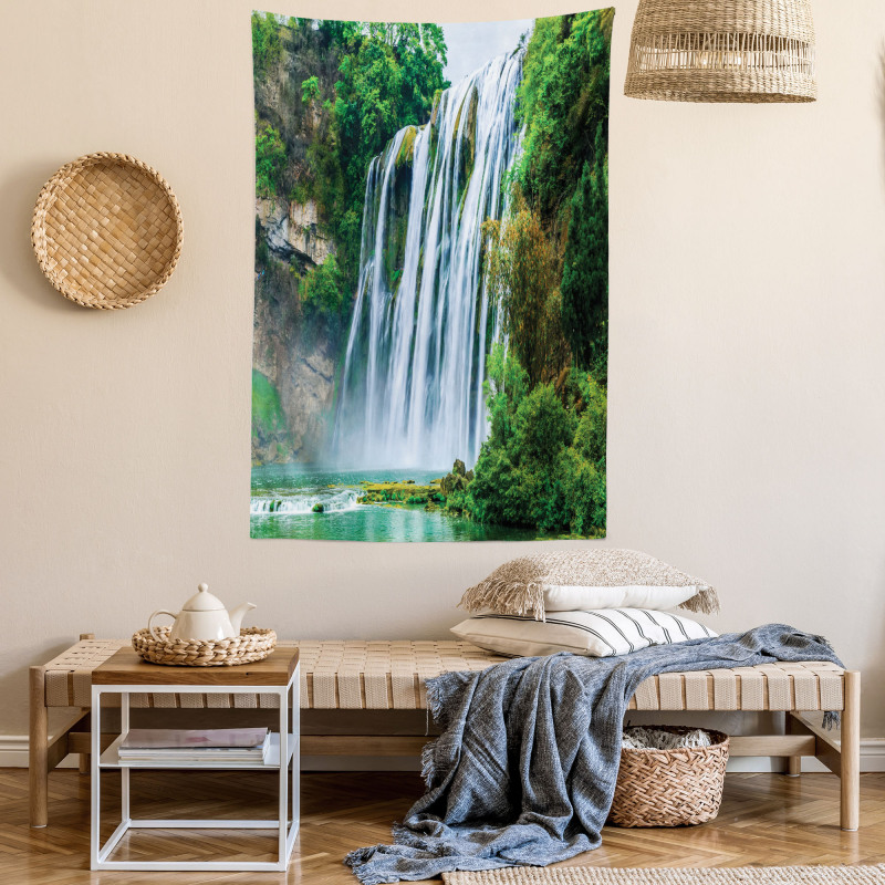 Green Botanic Nature Tapestry