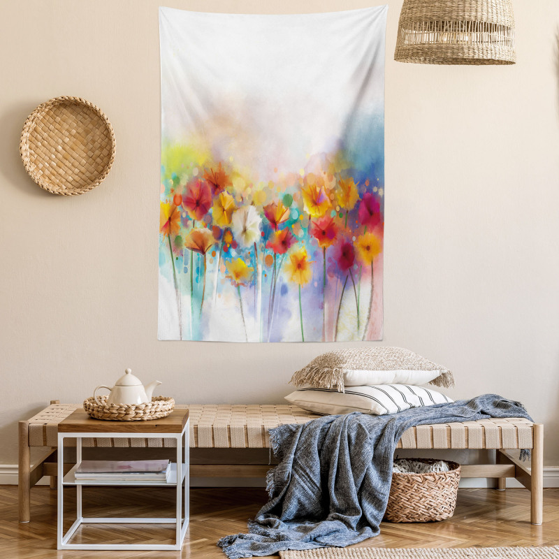 Gerbera Flower Bouquet Tapestry