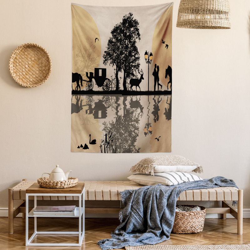 Cinderella Tale Carriage Tapestry