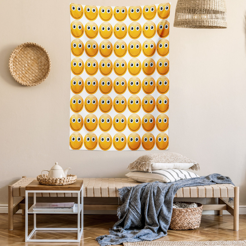 Happy Loving Face Mood Tapestry