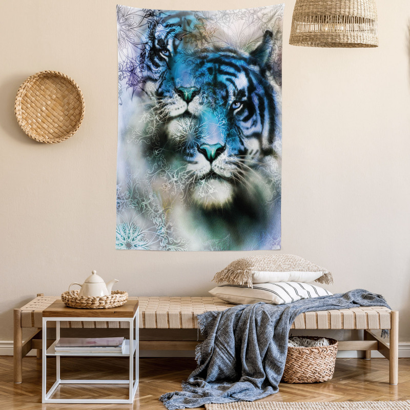 Safari Tigers Tapestry