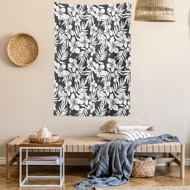 Exotic Hibiscus Flower Tapestry