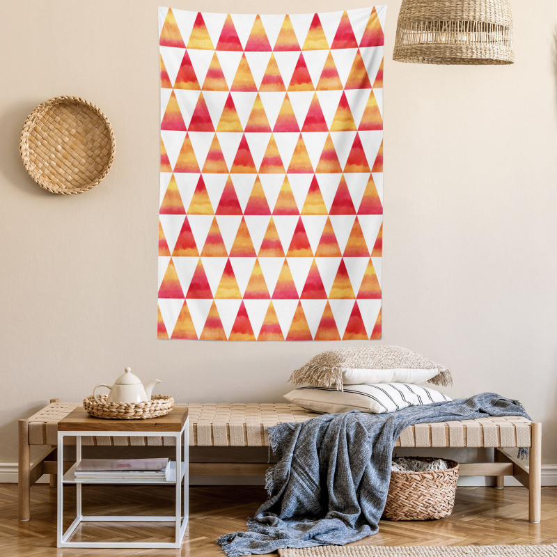Triangle Geometric Art Tapestry