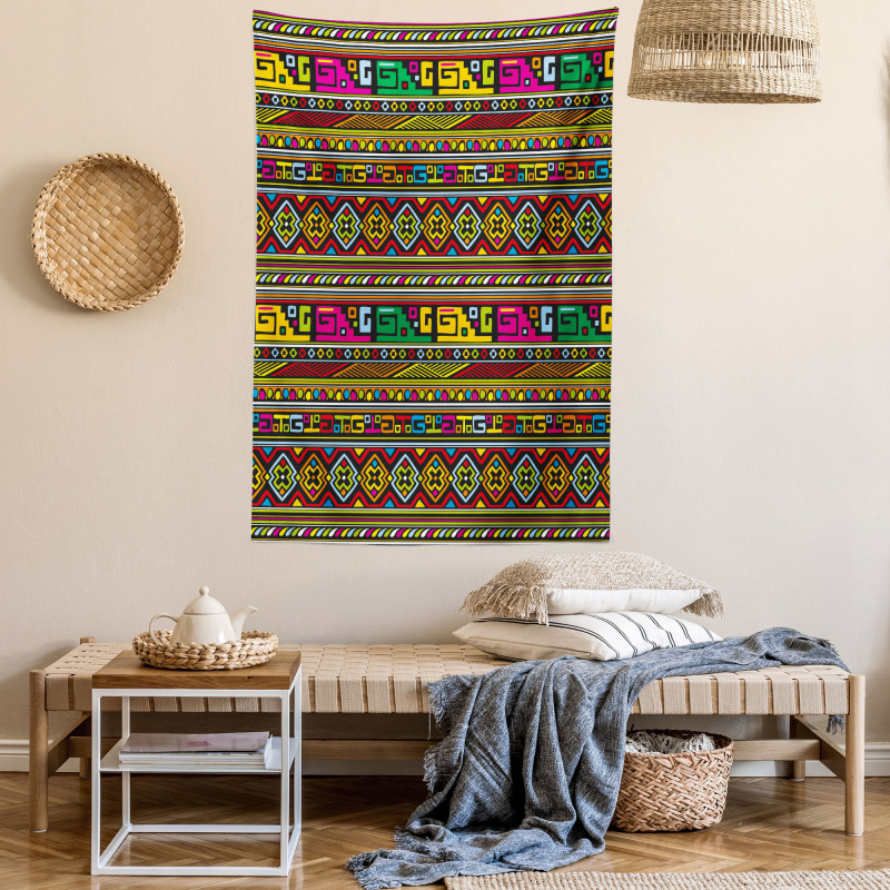 Colorful Borders Tapestry