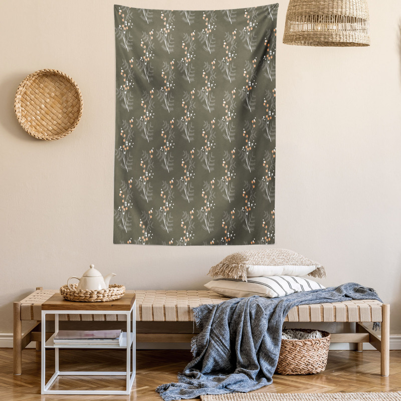 Spring Buds Branches Tapestry