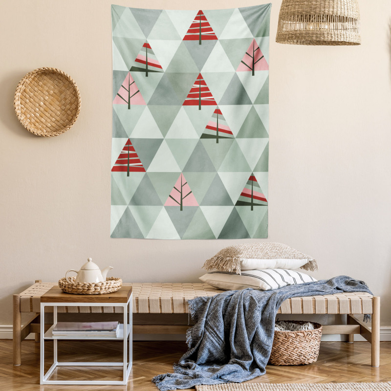 Illustration of Triangles Tapestry