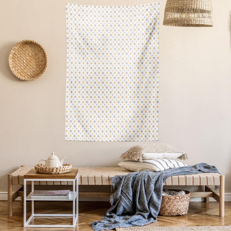 Big Small Shabby Dots Tapestry