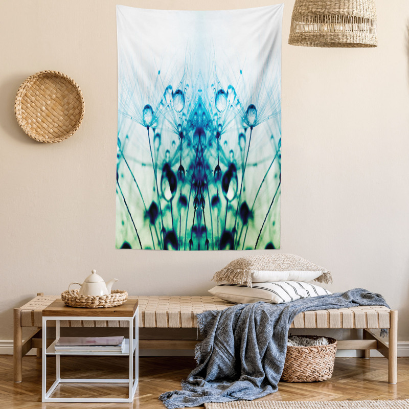 Floral Dandelion Arrangement Tapestry