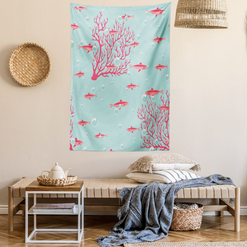 Fishes Coral Reef Aquatic Tapestry