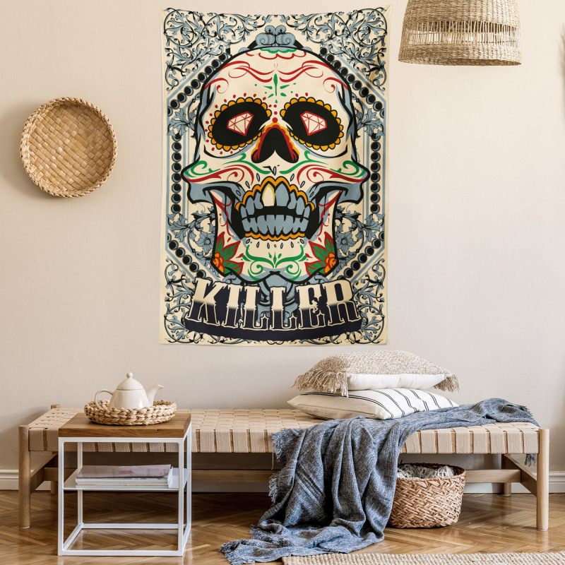 Gothic Killer Frame Tapestry