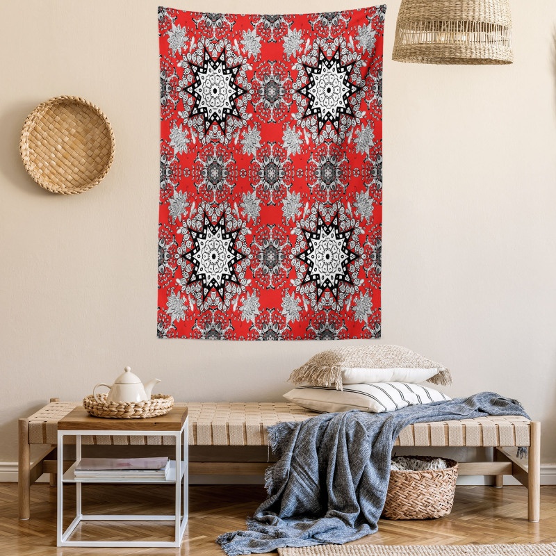Floral Swirl Tapestry