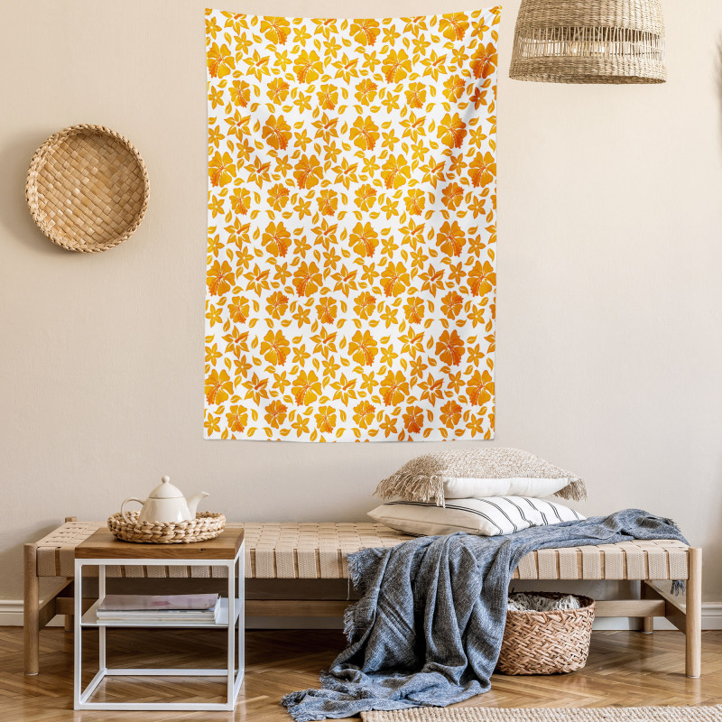 Hibiscus Flourish Tapestry