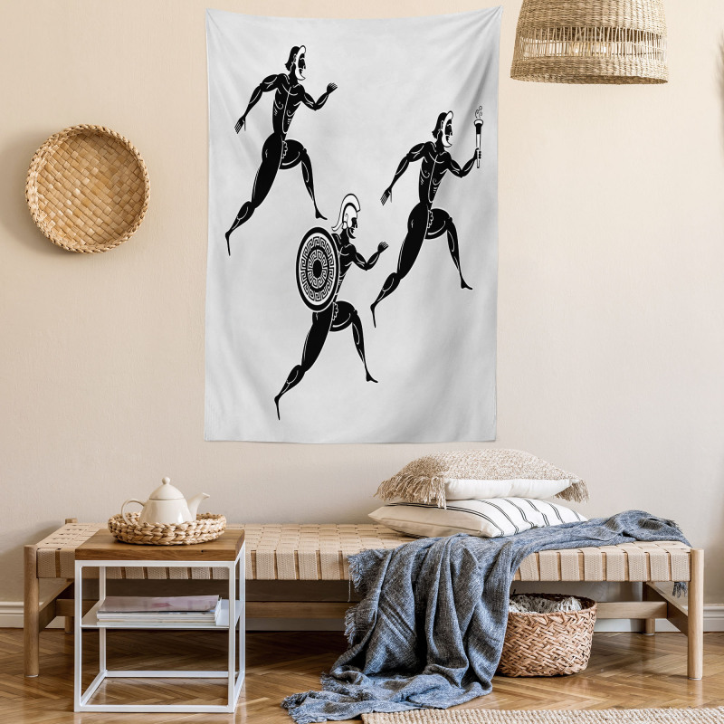 Spartan Runners Body Tapestry