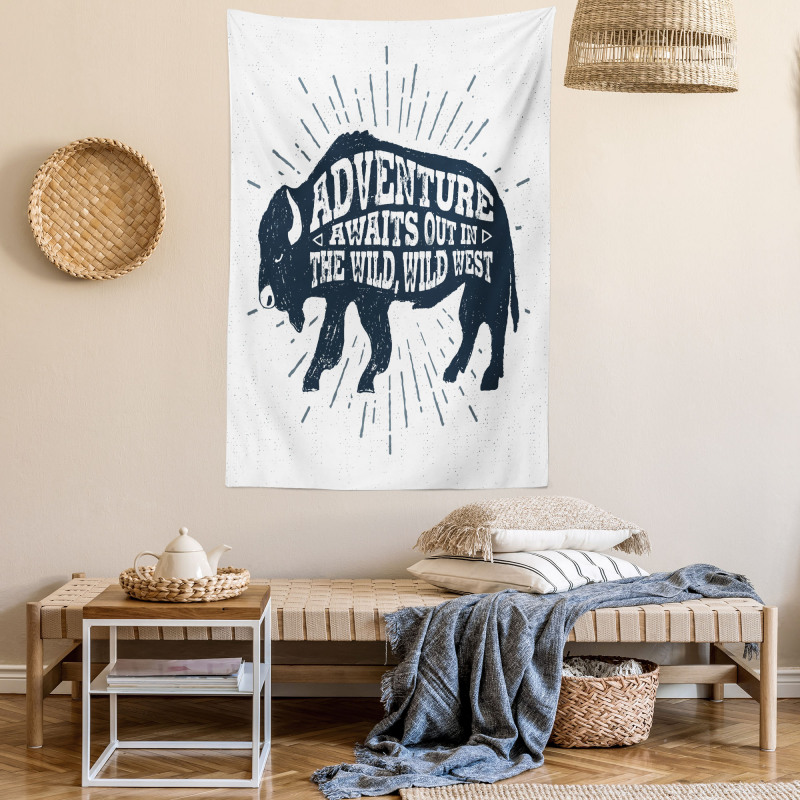 Tribal Words Trees Tapestry