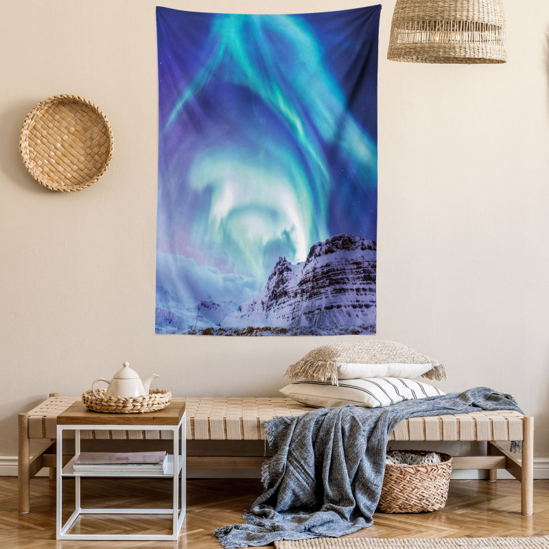 Aurora Borealis Iceland Tapestry