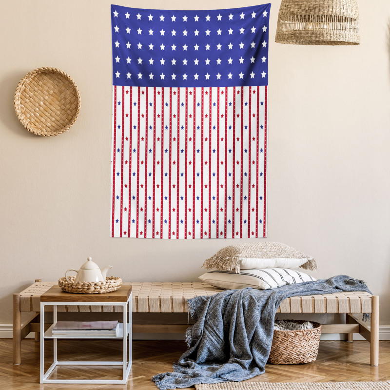 Stars and Stripes Flag Tapestry
