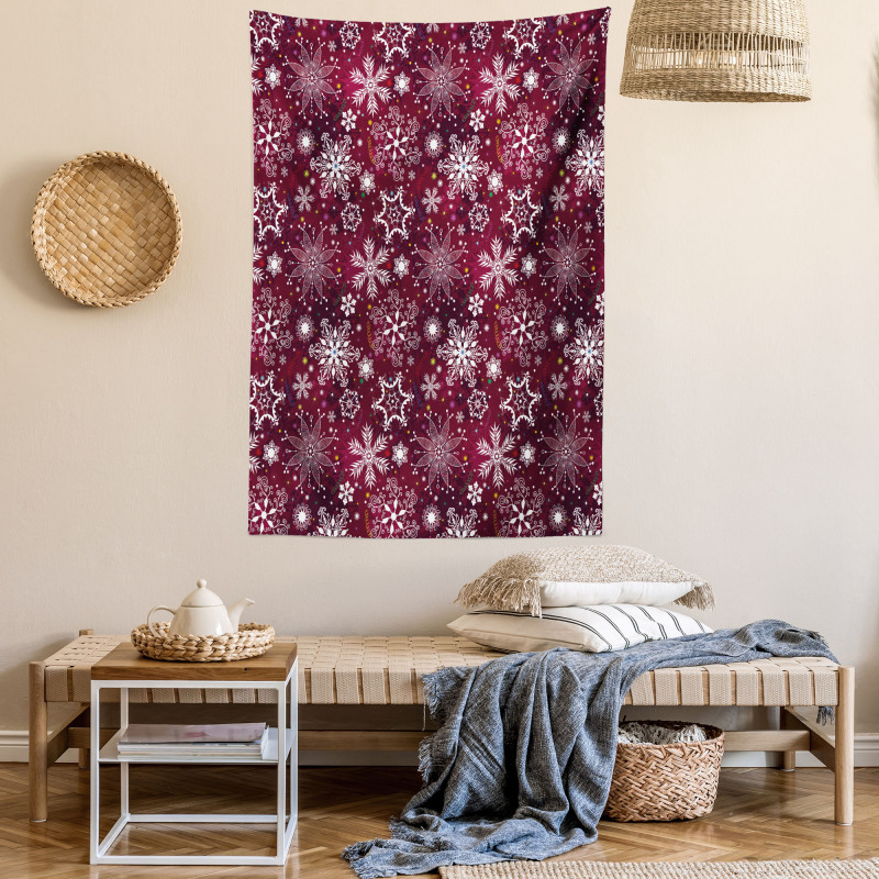 Flakes Colorful Tapestry