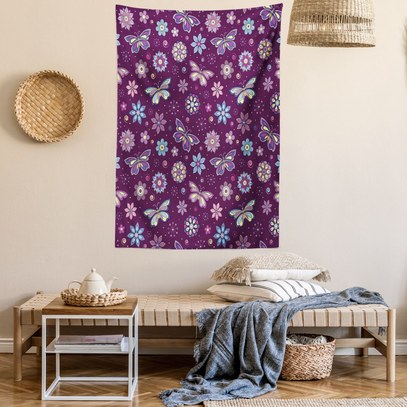 Vortex Shapes Design Tapestry