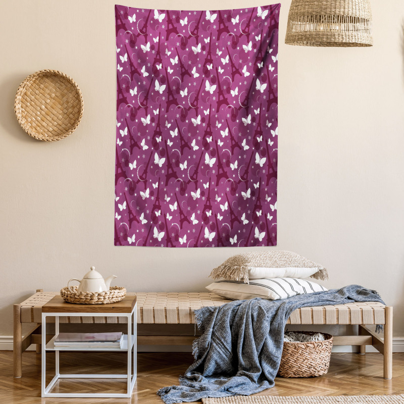 Abstract Butterflies Tapestry