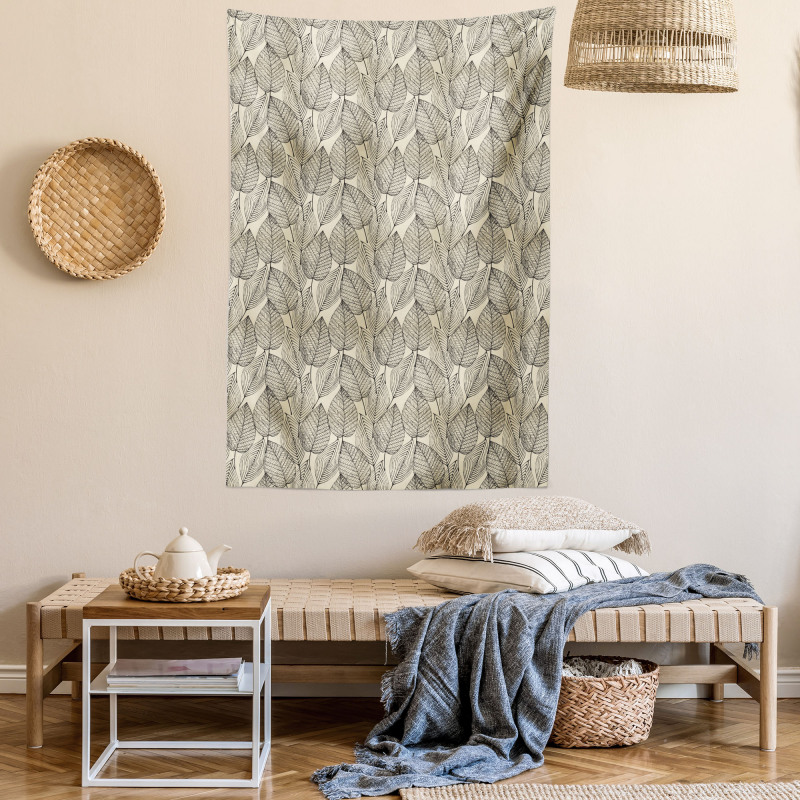 Autumn Leaves Pattern Tapestry