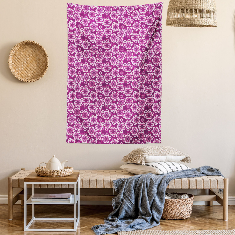 Botany Themed Petals Tapestry