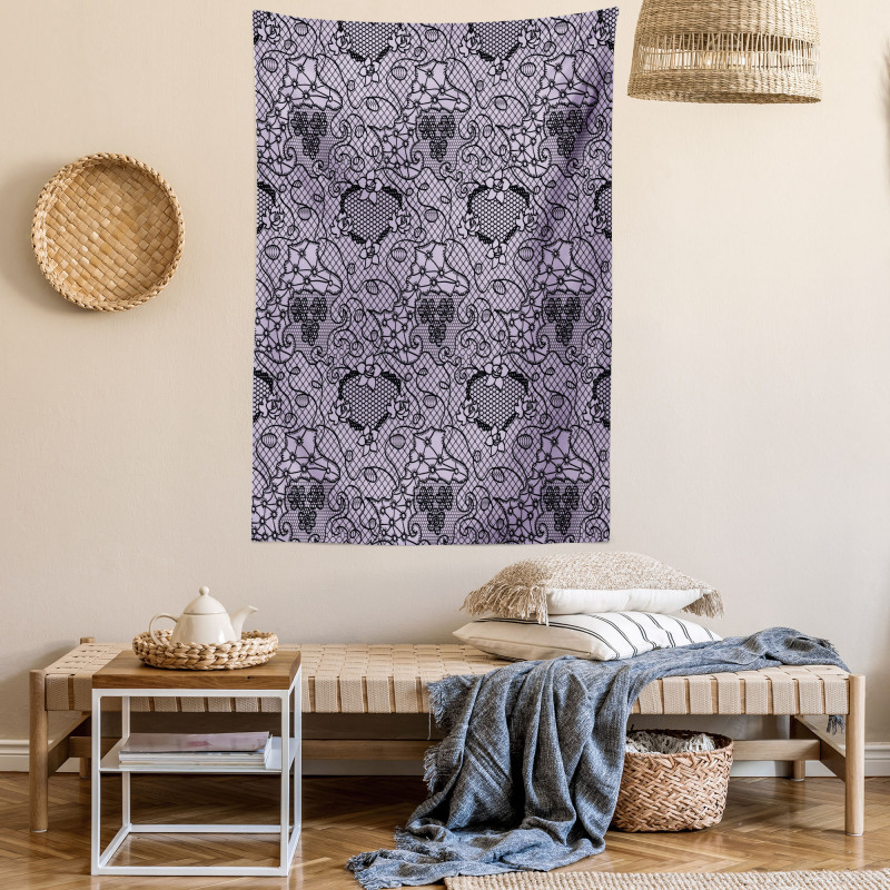 Feminine Victorian Motif Tapestry