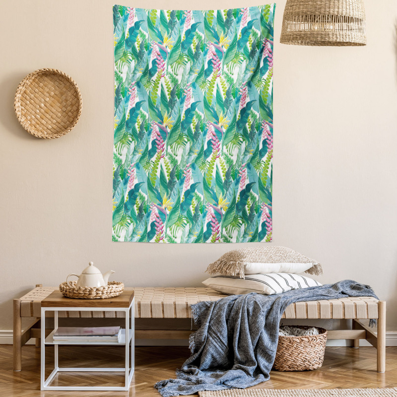 Exotic Jungle Hawaii Tapestry