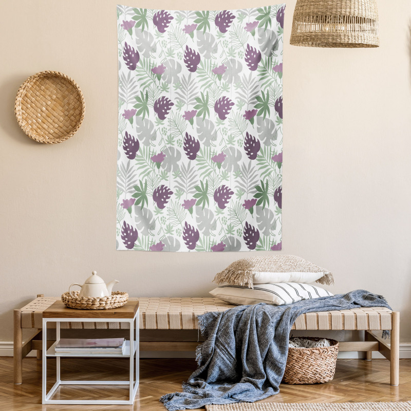 Tropical Botany Design Tapestry