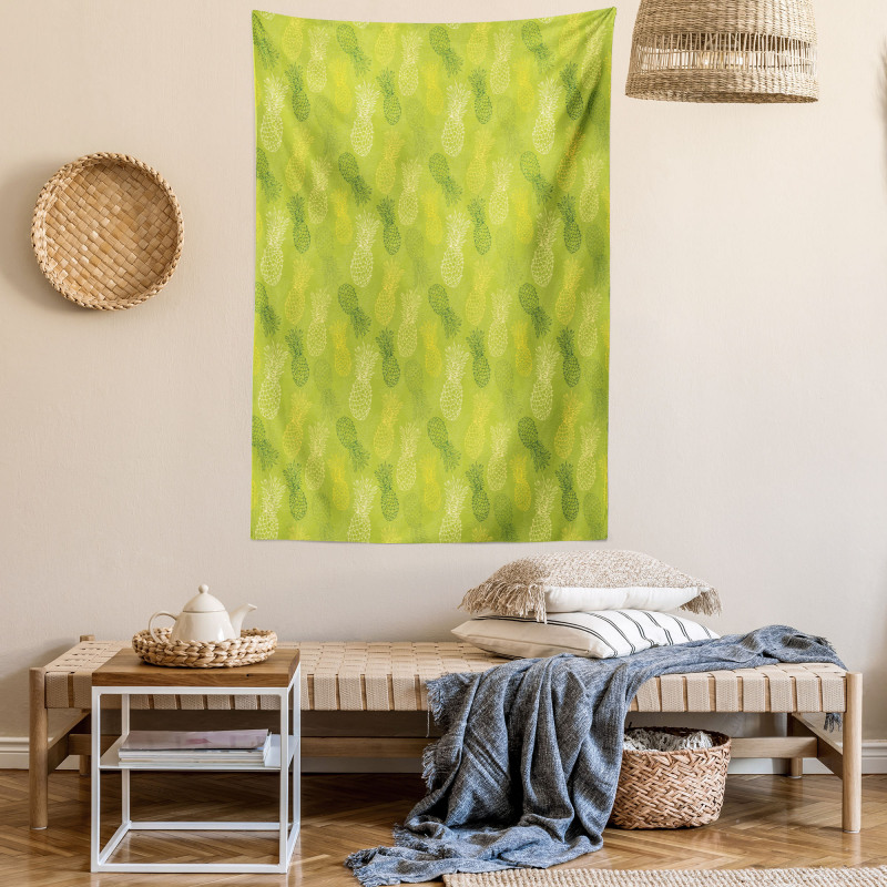 Tropical Pineapple Tapestry