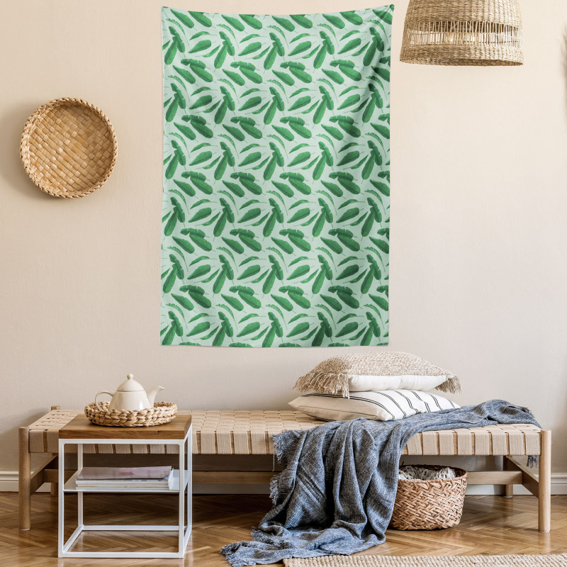 Cartoon Leafage Tapestry