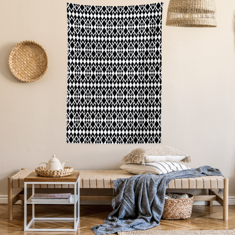 Triangle Shapes Geometric Tapestry