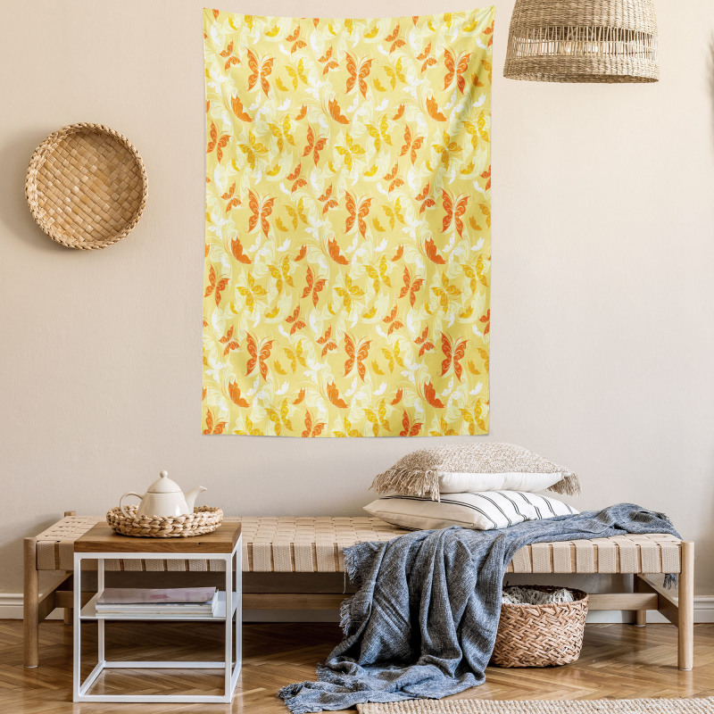 Swirled Butterfly Tapestry