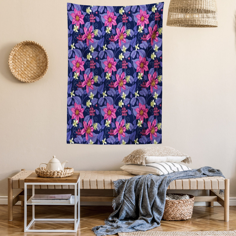 Tropicana Orchids Hawaii Tapestry