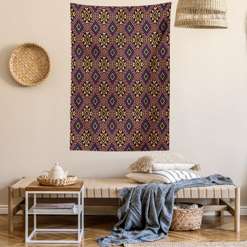 Traditional Geometric Tapestry