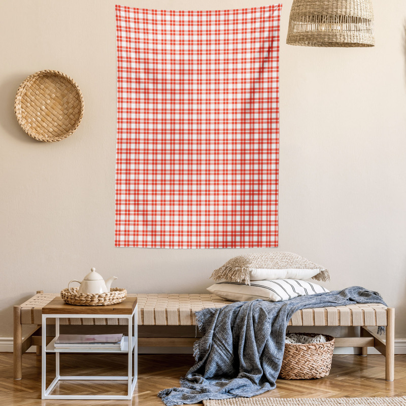 Checkered Country Picnic Tapestry
