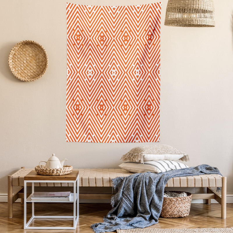 Bullseye Rhombus Tapestry