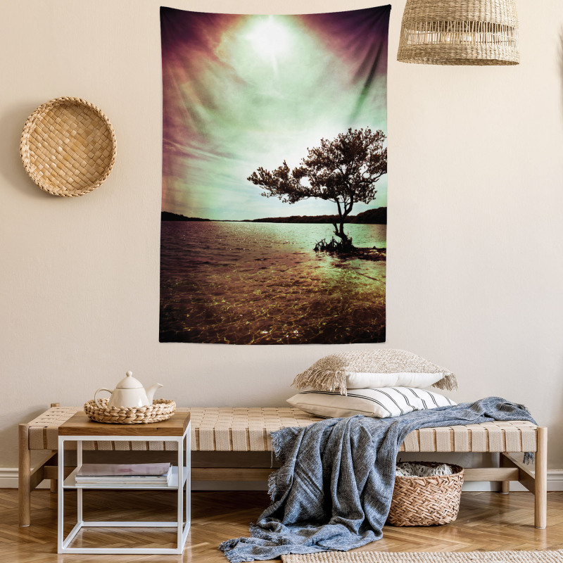 Picturesque Lakeside Tapestry