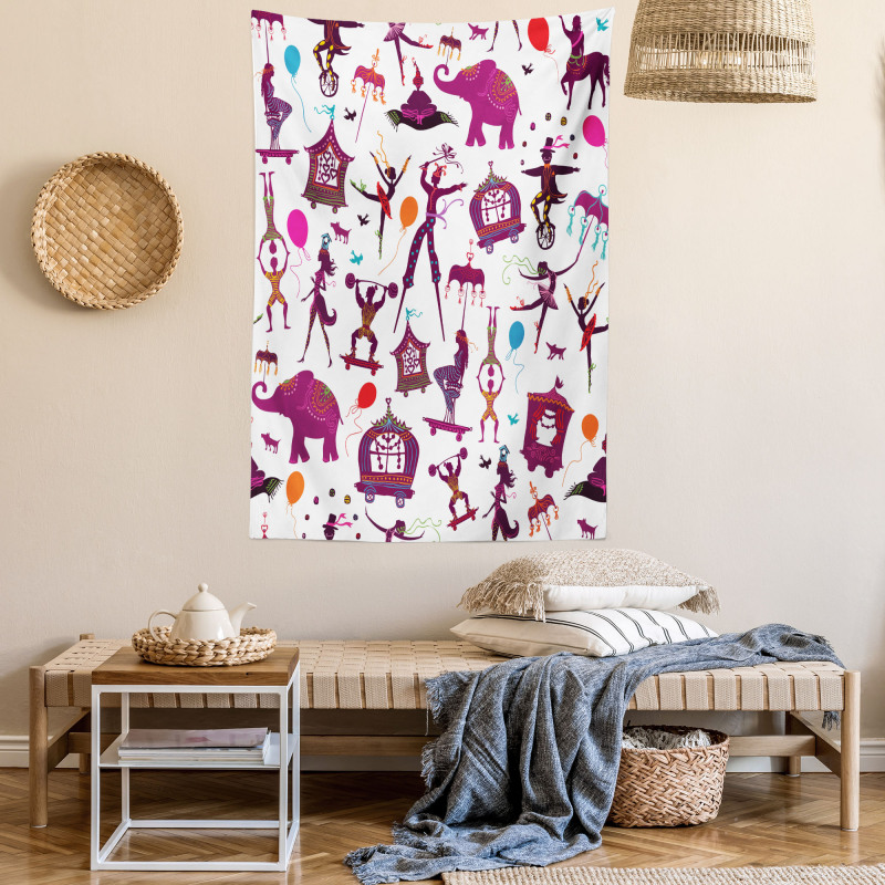 Colorful Characters Tapestry